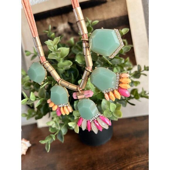 Jcrew Mint Green/Corded Necklace - Picture 5 of 8